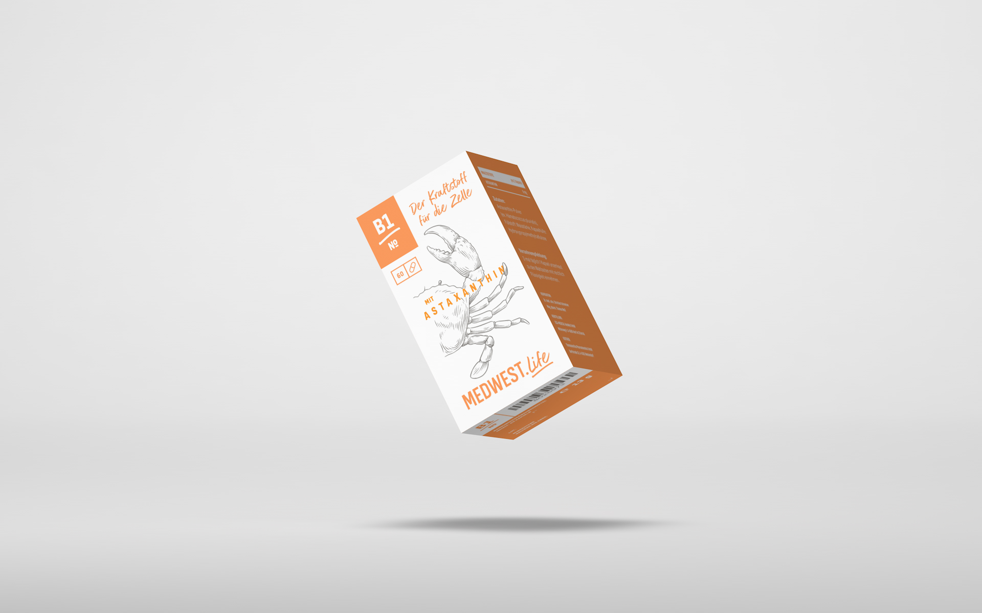 № B1 –  Der Kraftstoff für die Zelle mit Astaxanthin